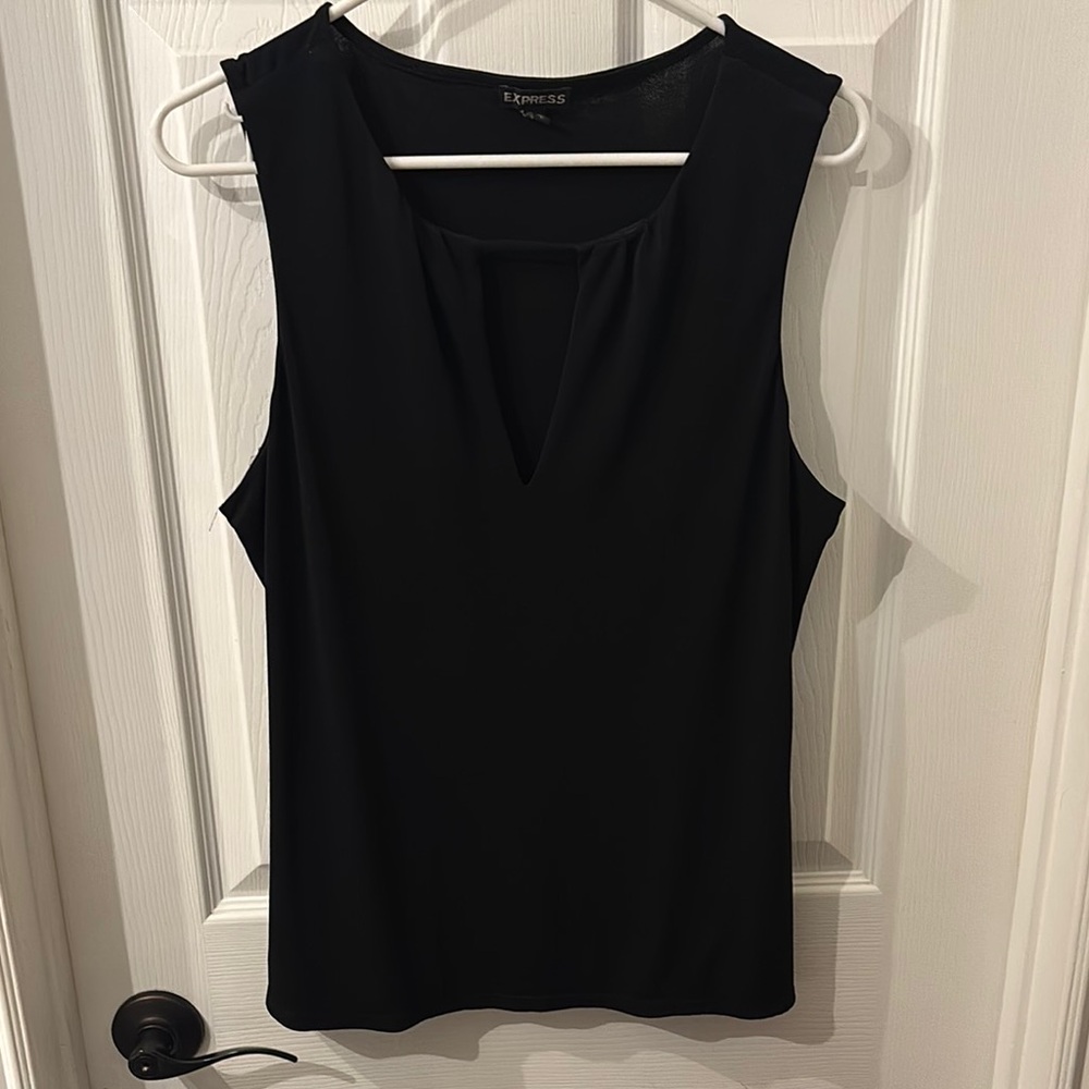 Express Black Tank Top Size Large